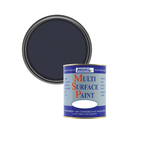 Bedec Multi Surface Paint Soft Satin 750ml - Anthracite